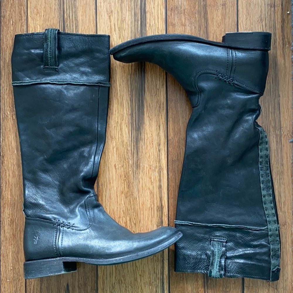 FRYE BLACK RIDING BOOT